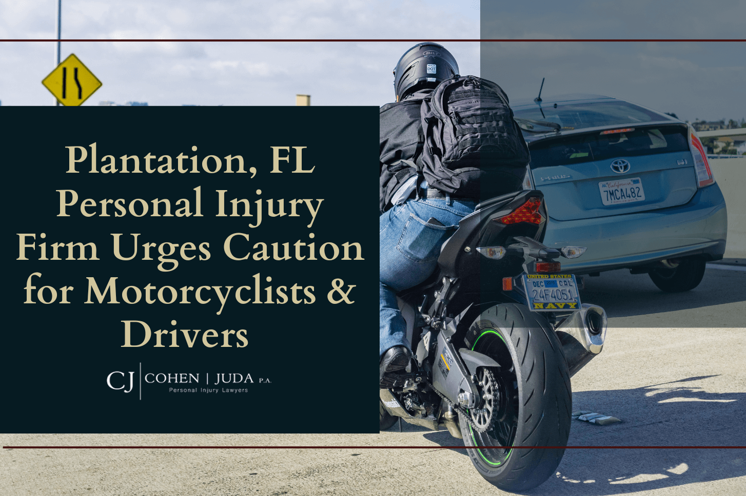 Plantation, FL Personal Injury Firm Urges Caution for Motorcyclists & Drivers